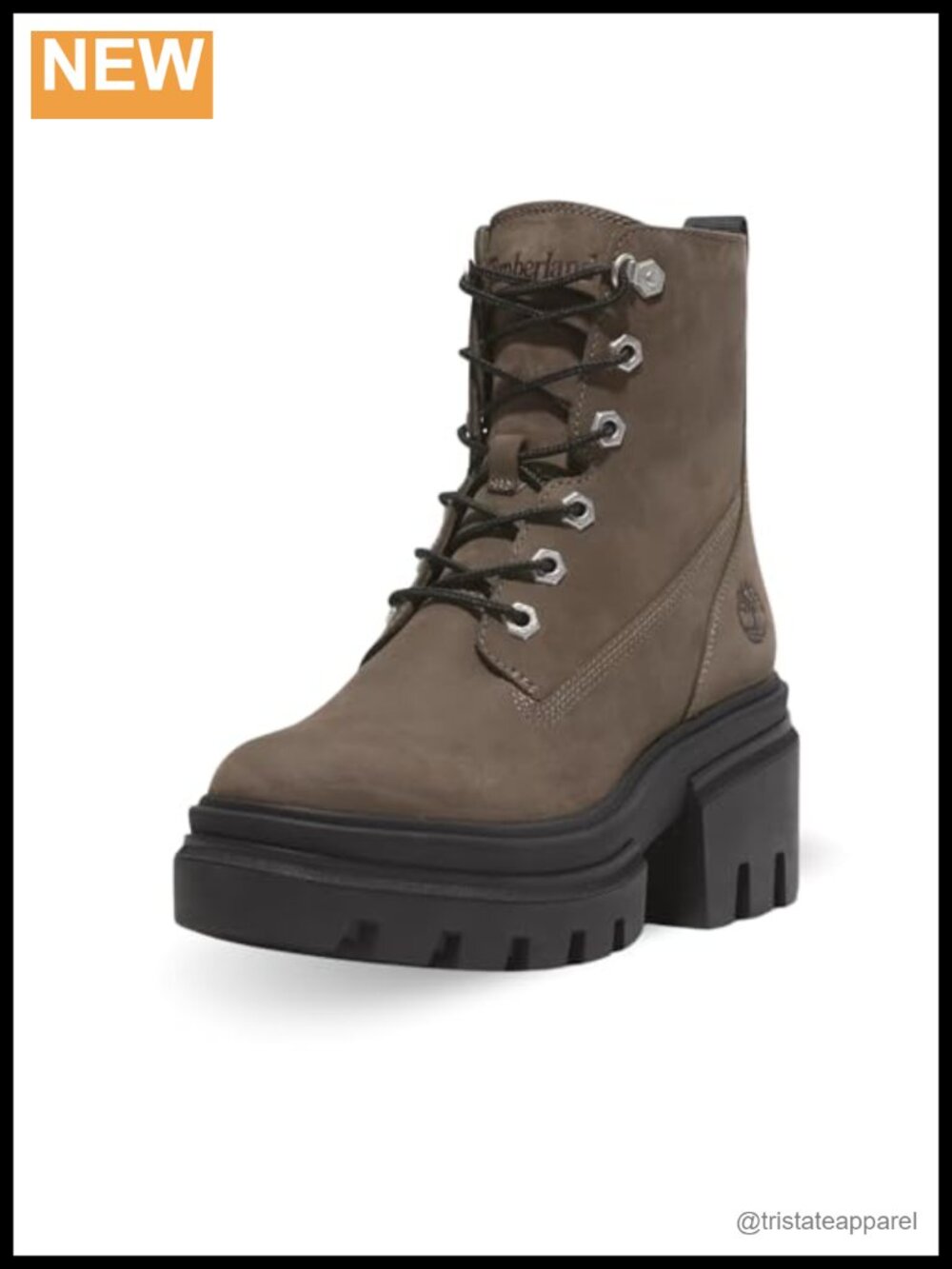Lace-Up Ankle Boots Leather Memory Foam Cushioned ReBOTL Platform